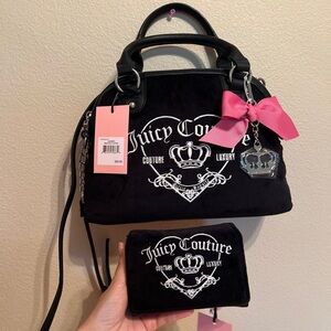 Juicy Couture Satchel and Wallet Set